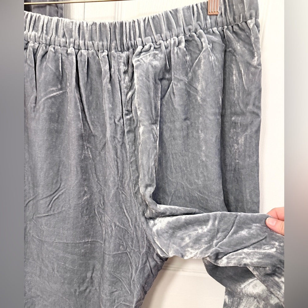 Gray Velvet Jumpsuit L - Picture 8 of 10